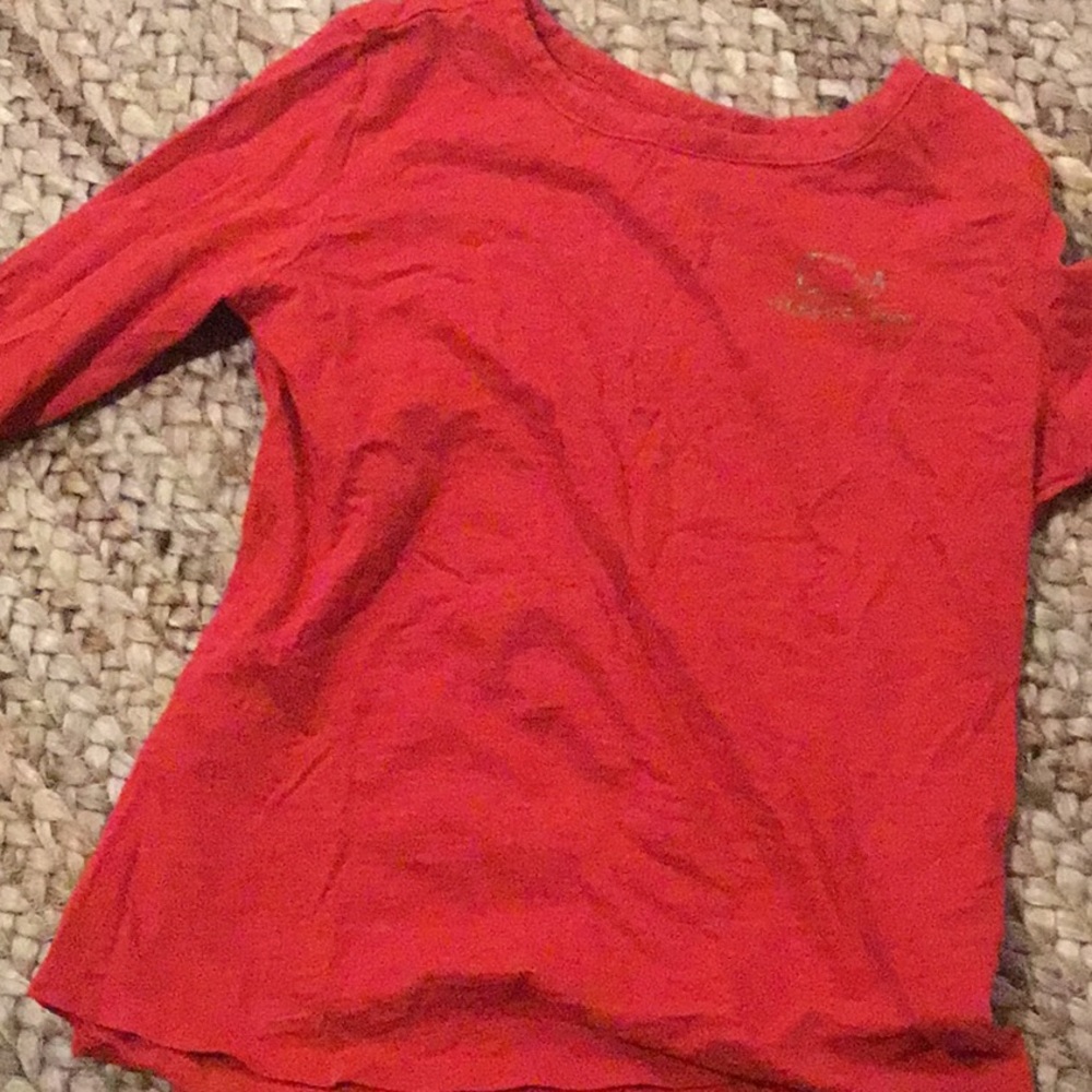 Vineyard vines red longsleve